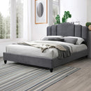 Acme Furniture Giada Queen Upholstered Panel Bed 28970Q IMAGE 1