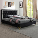 Acme Furniture Rowan Queen Upholstered Panel Bed 28990Q IMAGE 1