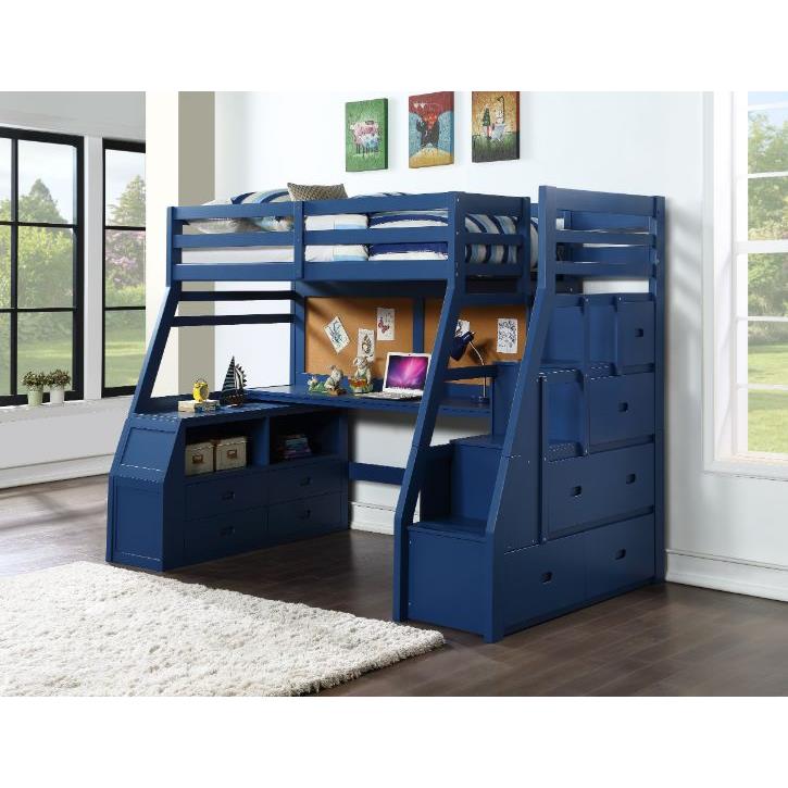 Acme Furniture Jason II 37455 Twin Loft Bed with Storage IMAGE 5
