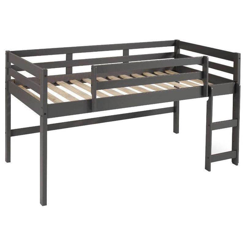 Acme Furniture 38255 Twin Loft Bed - Grey IMAGE 2