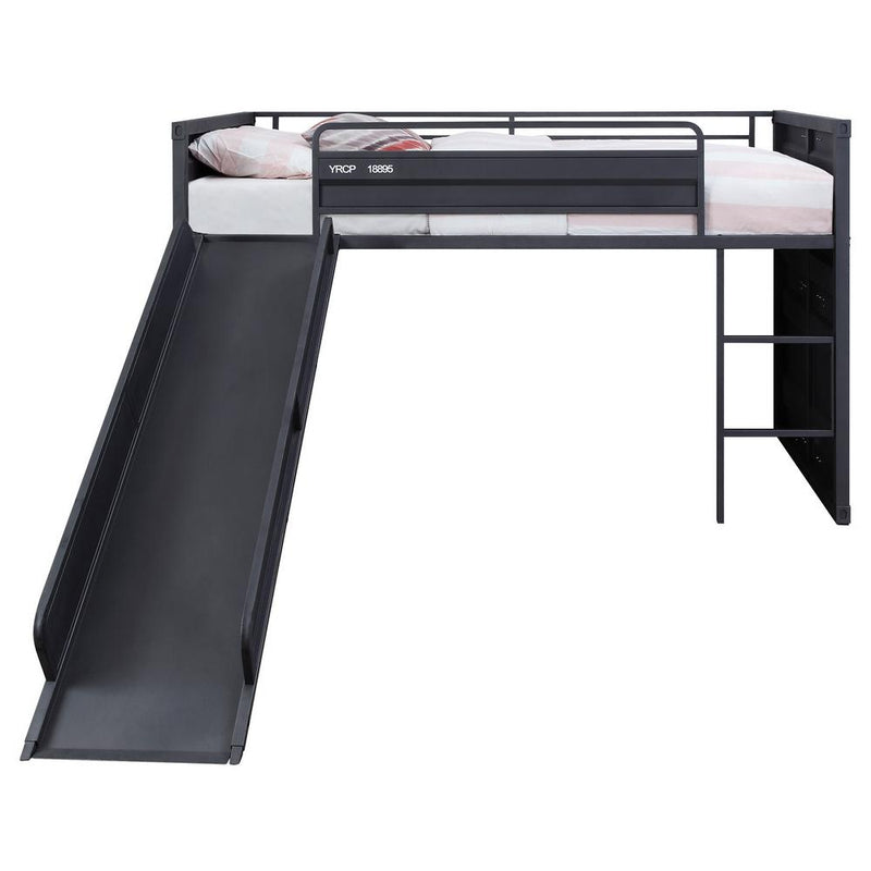 Acme Furniture Cargo 38305 Twin Loft Bed - Gunmetal IMAGE 3