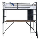 Acme Furniture Cordelia 38310 Twin Loft Bed with Desk IMAGE 1