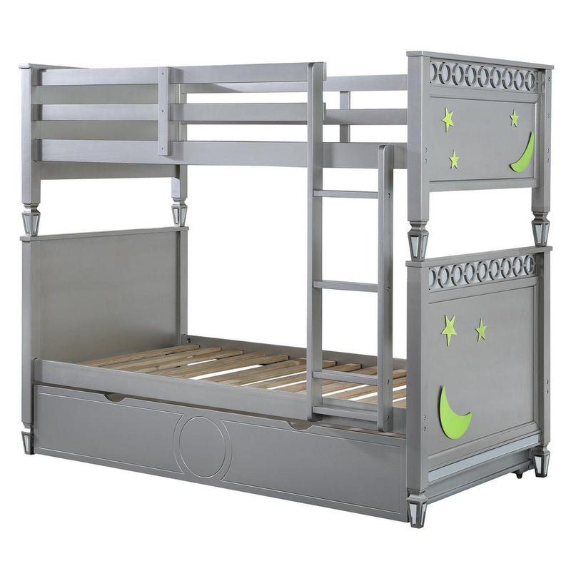 Acme Furniture Powell 38325 Twin Over Twin Bunk Bed IMAGE 2