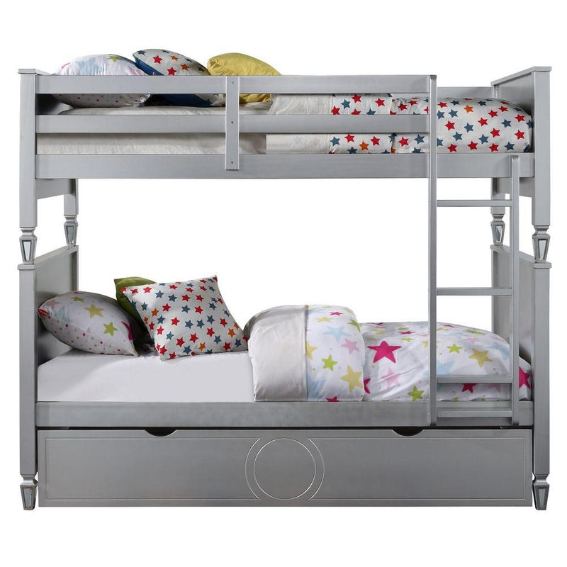 Acme Furniture Powell 38325/38328 Twin Over Twin Bunk Bed With Trundle IMAGE 1