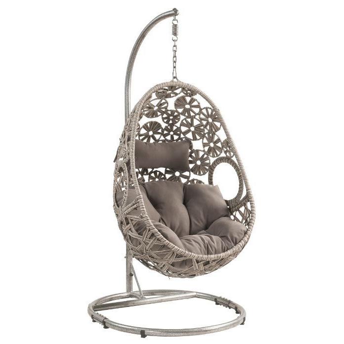 Acme Furniture 45107 Patio Hanging Chair with Stand IMAGE 2