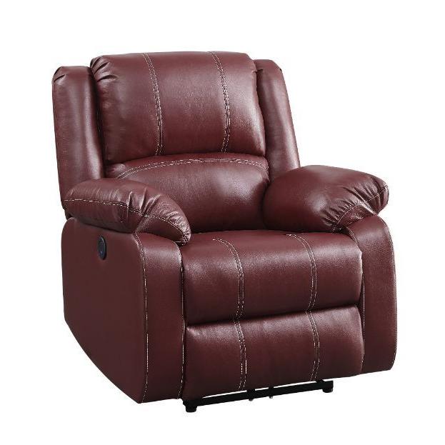 Acme Furniture Zuriel Power Polyurethane Recliner 52153 IMAGE 1