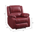 Acme Furniture Zuriel 52153 Power Motion Recliner with USB IMAGE 8