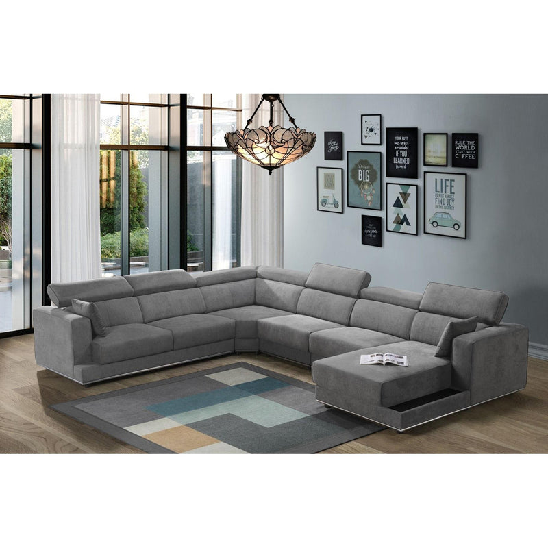 Acme Furniture Alwin Modular Fabric 5 pc Sectional 53720/53721/53722/53722/53723 IMAGE 1