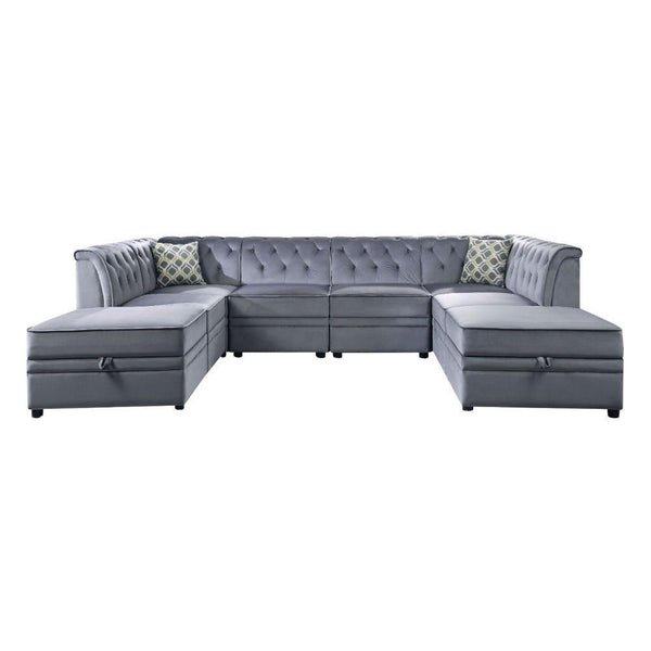 Acme Furniture Bois II Modular Fabric 8 pc Sectional 53307/53305/53306/53305/53305/53306/53305/53307 IMAGE 1