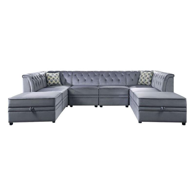 Acme Furniture Bois II Modular Fabric 8 pc Sectional 53307/53305/53306/53305/53305/53306/53305/53307 IMAGE 1