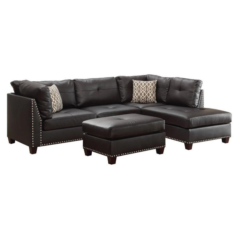 Acme Furniture Laurissa Polyurethane 2 pc Sectional 54405 IMAGE 5