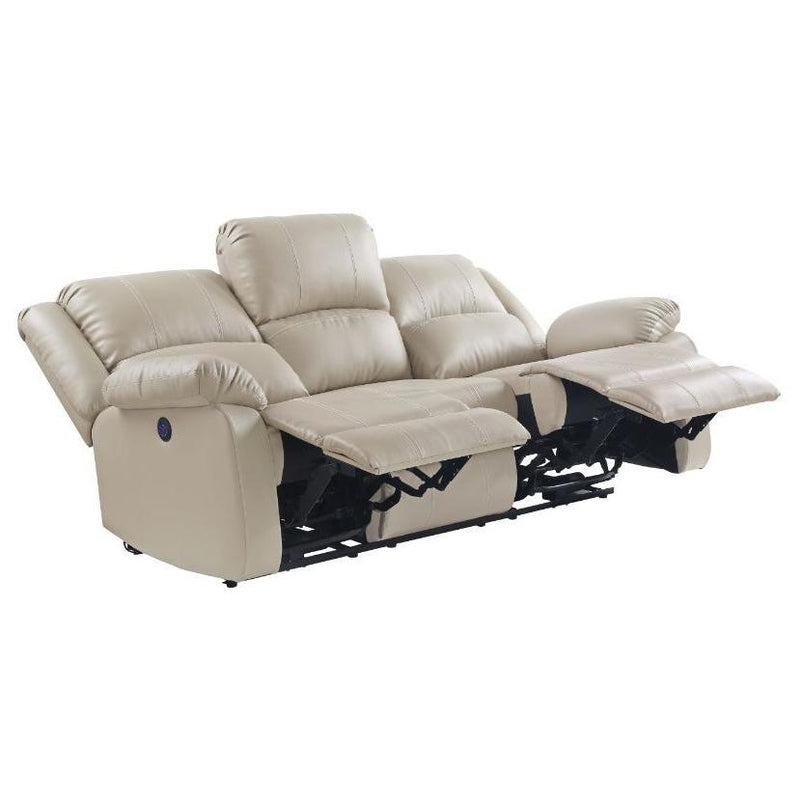 Acme Furniture Zuriel Power Reclining Polyurethane Sofa 54610 IMAGE 3