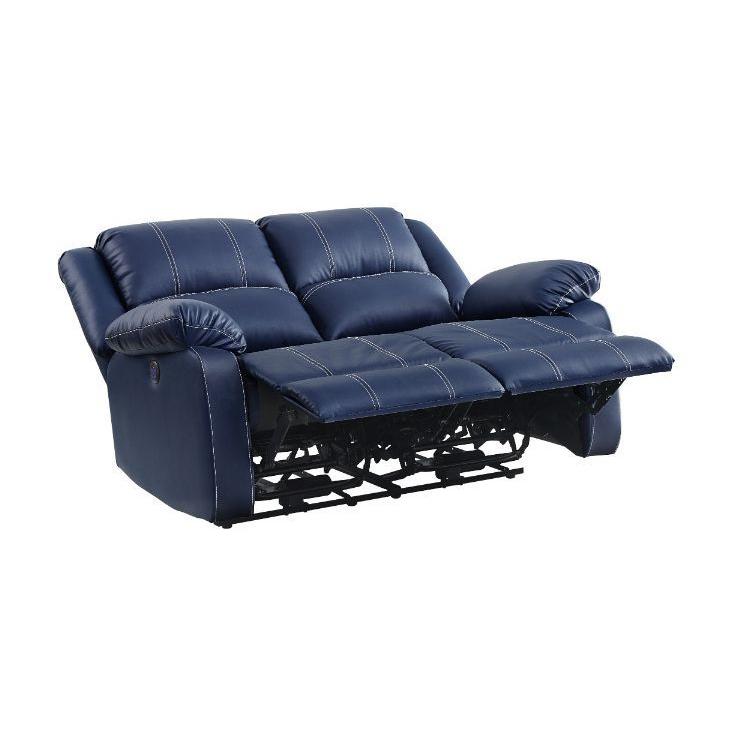 Acme Furniture Zuriel Power Reclining Polyurethane Loveseat 54616 IMAGE 3