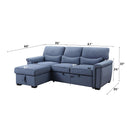 Acme Furniture Haruko 55540 Reversible Sectional Sofa with Sleeper & Storage IMAGE 10