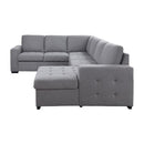 Acme Furniture Nardo Fabric Sleeper Sectional 55545 IMAGE 4