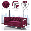 Acme Furniture Heibero 56896 Loveseat with 2 Pillows IMAGE 6