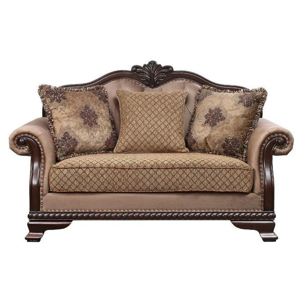 Acme Furniture Chateau De Ville Stationary Fabric Loveseat 58266 IMAGE 1