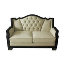 Acme Furniture House Beatrice Stationary Polyurethane Loveseat 58811 IMAGE 2