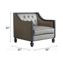 Acme Furniture House Beatrice 58817 Chair with Pillow IMAGE 8