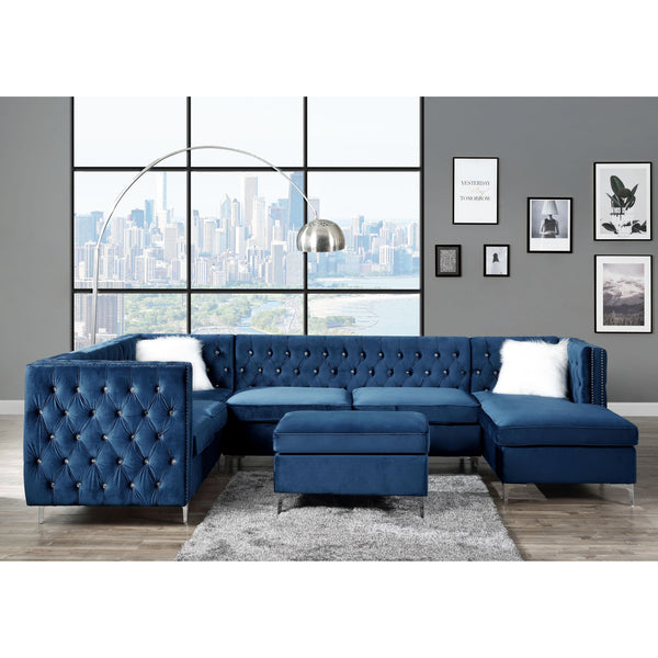 Acme Furniture Jaszira Fabric 5 pc Sectional 57340/57341/57342/57343/57344 IMAGE 1