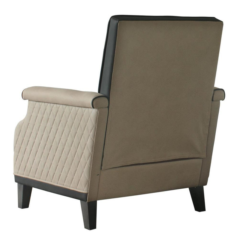 Acme Furniture House Beatrice Stationary Polyurethane Accent Chair 58813 IMAGE 3