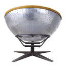 Acme Furniture Brancaster Stationary Leather Accent Chair 59664 IMAGE 5