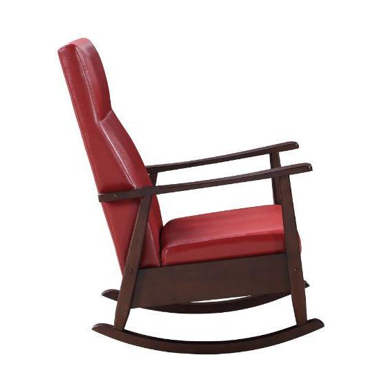 Acme Furniture Raina Rocking Polyurethane Chair 59931 IMAGE 3