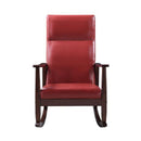 Acme Furniture Raina Rocking Polyurethane Chair 59931 IMAGE 4