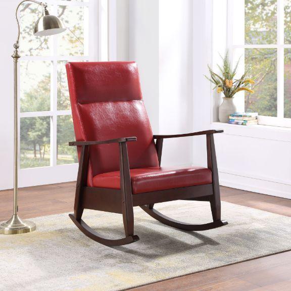 Acme Furniture Raina Rocking Polyurethane Chair 59931 IMAGE 5