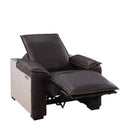 Acme Furniture Nernoss Power Leather Recliner 59943 IMAGE 6