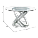 Acme Furniture Ornat 72950 Dining Table IMAGE 3