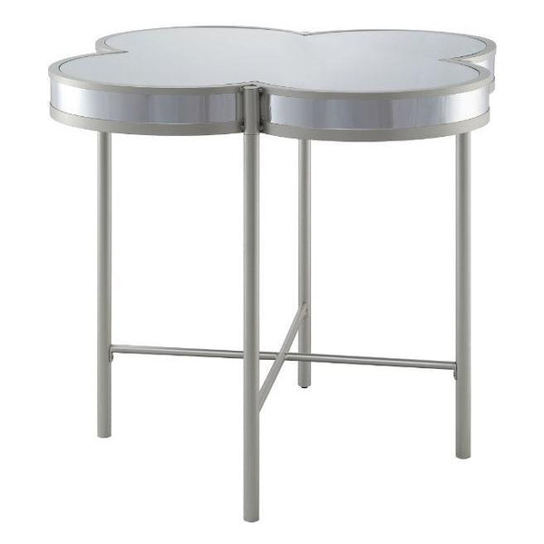 Acme Furniture Square Clover Counter Height Dining Table with Metal Top 73225 IMAGE 1