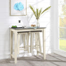 Acme Furniture Yobanna 3 pc Counter Height Dinette 73860 IMAGE 1