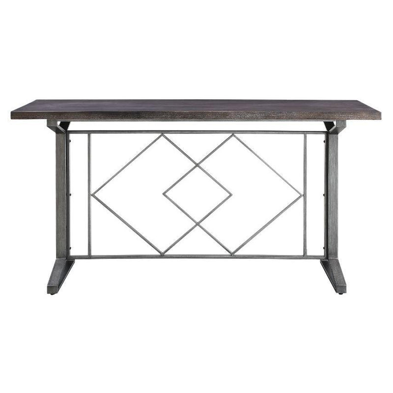 Acme Furniture Evangeline Counter Height Dining Table with Trestle Base 73900 IMAGE 1