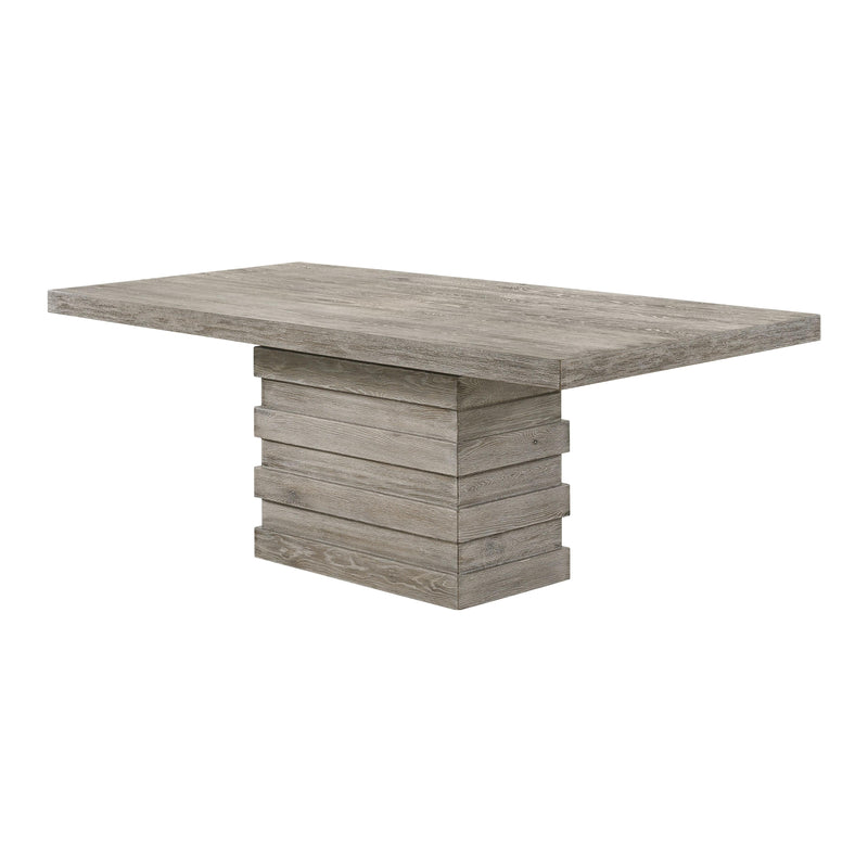 Acme Furniture Faustine Dining Table with Pedestal Base 77185 IMAGE 1