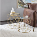 Acme Furniture Flowie Nesting Tables 82342 IMAGE 1
