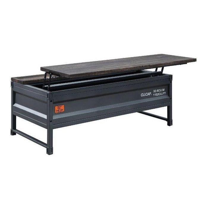 Acme Furniture Cargo 82365 Coffee Table - Gunmetal