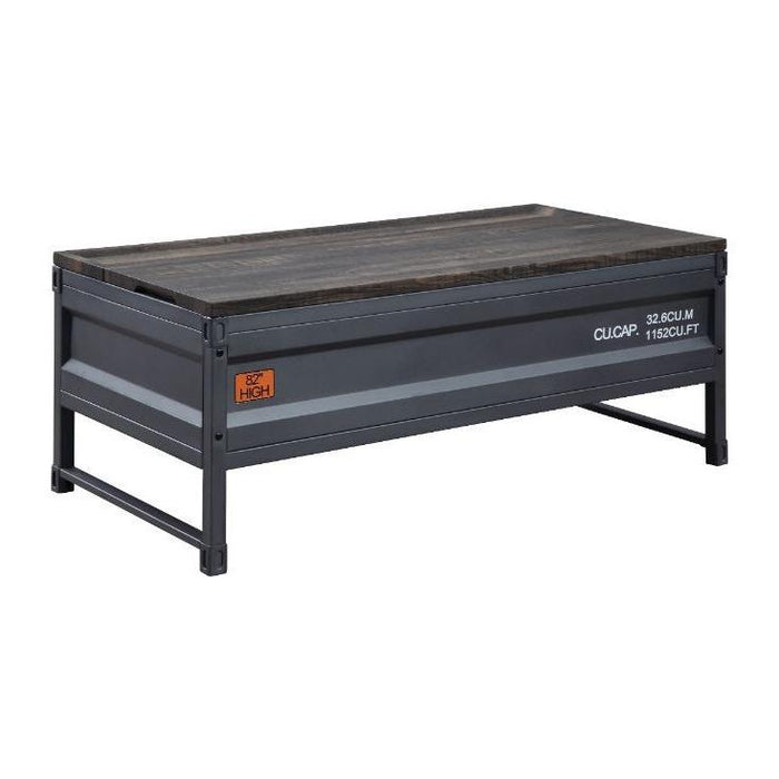 Acme Furniture Cargo 82365 Coffee Table - Gunmetal