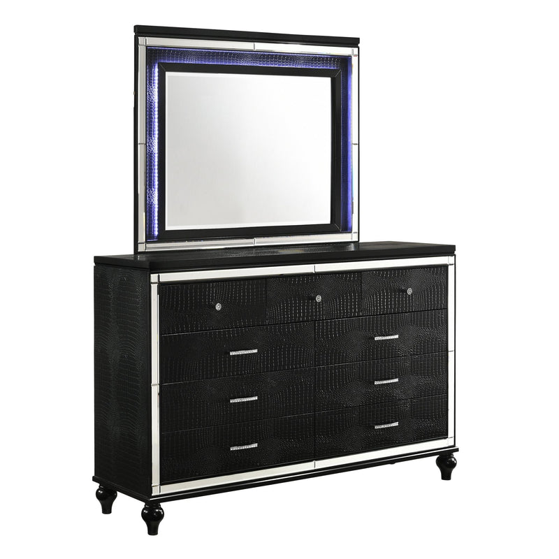 New Classic Furniture Valentino Dresser Mirror BA9698B-060 IMAGE 3