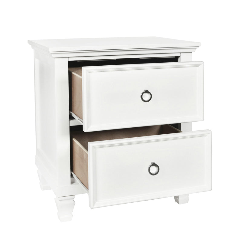 New Classic Furniture Tamarack 2-Drawer Nightstand BB044W-040 IMAGE 3