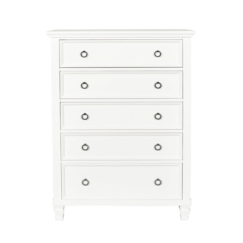 New Classic Furniture Tamarack 5-Drawer Chest BB044W-070 IMAGE 1