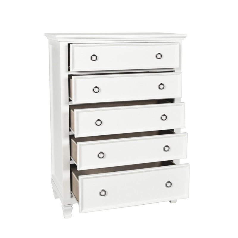 New Classic Furniture Tamarack 5-Drawer Chest BB044W-070 IMAGE 3