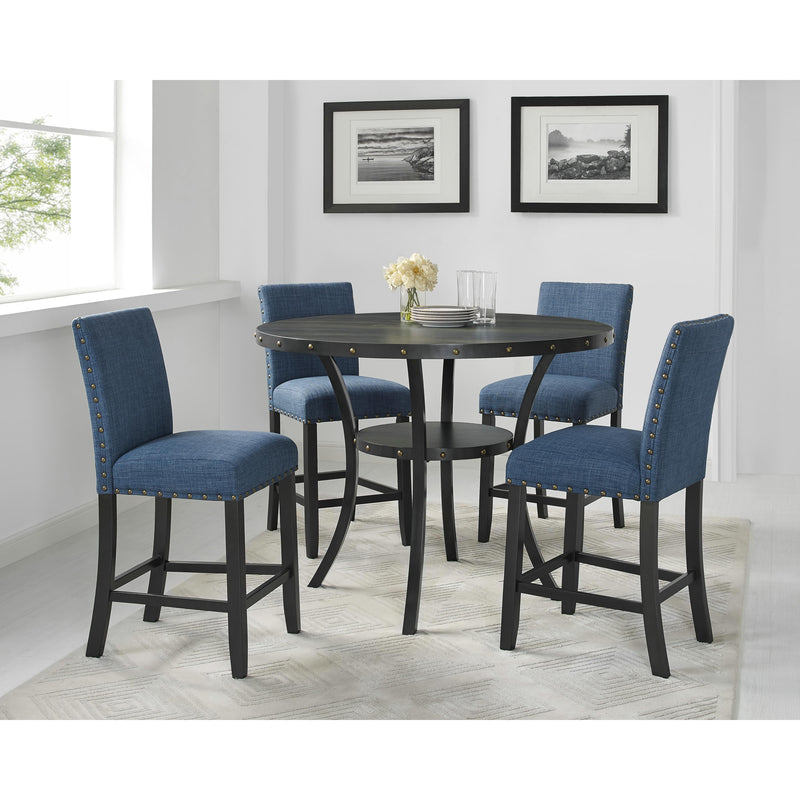 New Classic Furniture Round Crispin Counter Height Dining Table D162G-CT-GRY IMAGE 5