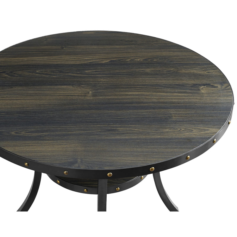 New Classic Furniture Round Crispin Dining Table D162G-DT-GRY IMAGE 1