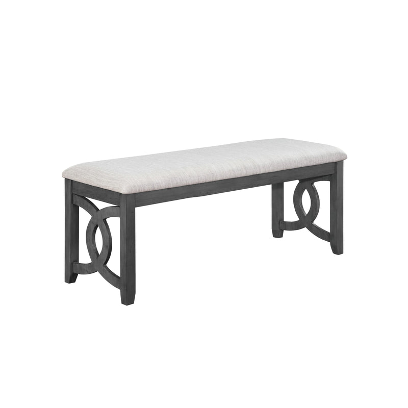 New Classic Furniture Gia Bench D1701-25-GRY IMAGE 2