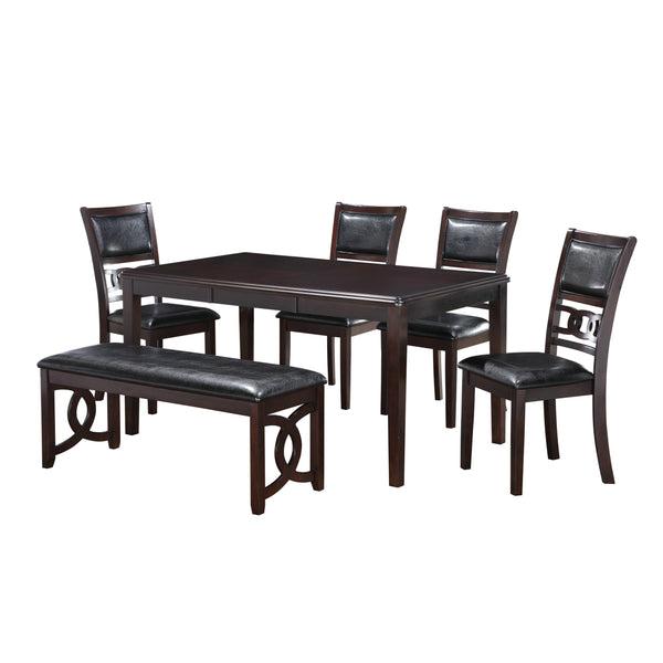 New Classic Furniture Gia 5 pc Dinette D1701-160-EBY IMAGE 1