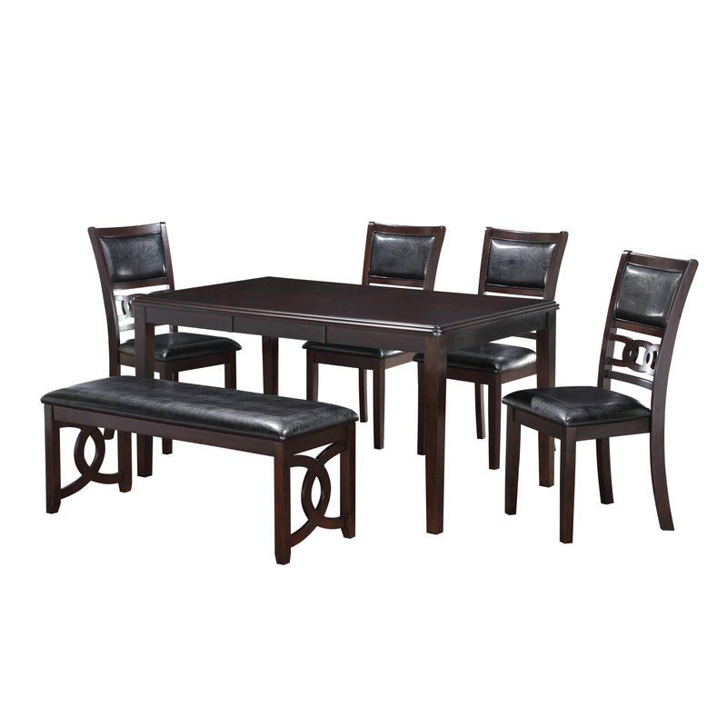 New Classic Furniture Gia 5 pc Dinette D1701-160-EBY IMAGE 1