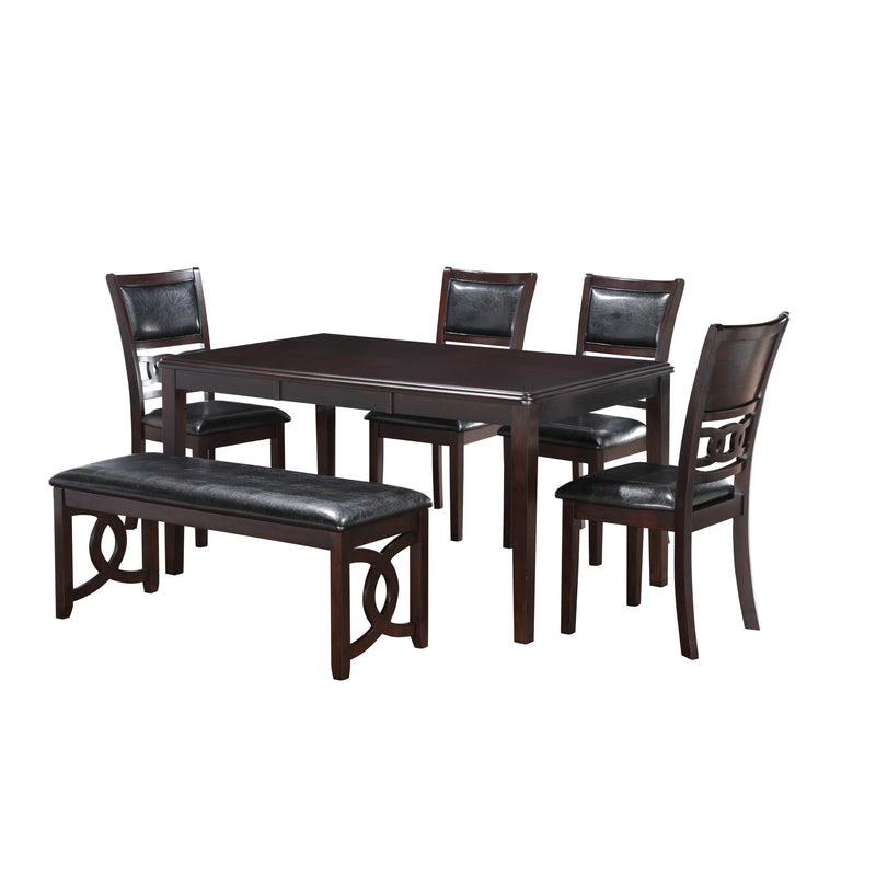 New Classic Furniture Gia 5 pc Dinette D1701-160-EBY IMAGE 2