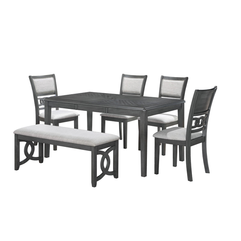 New Classic Furniture Gia 5 pc Dinette D1701-160-GRY IMAGE 2