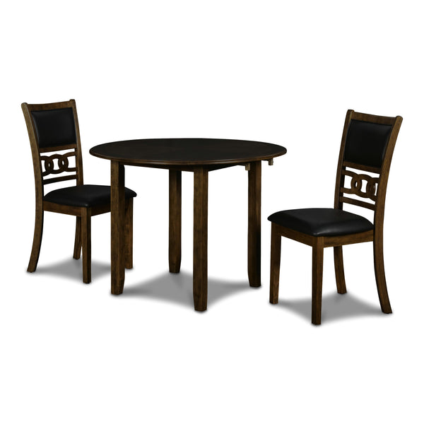 New Classic Furniture Gia 3 pc Dinette D1701-40S-BRN IMAGE 1